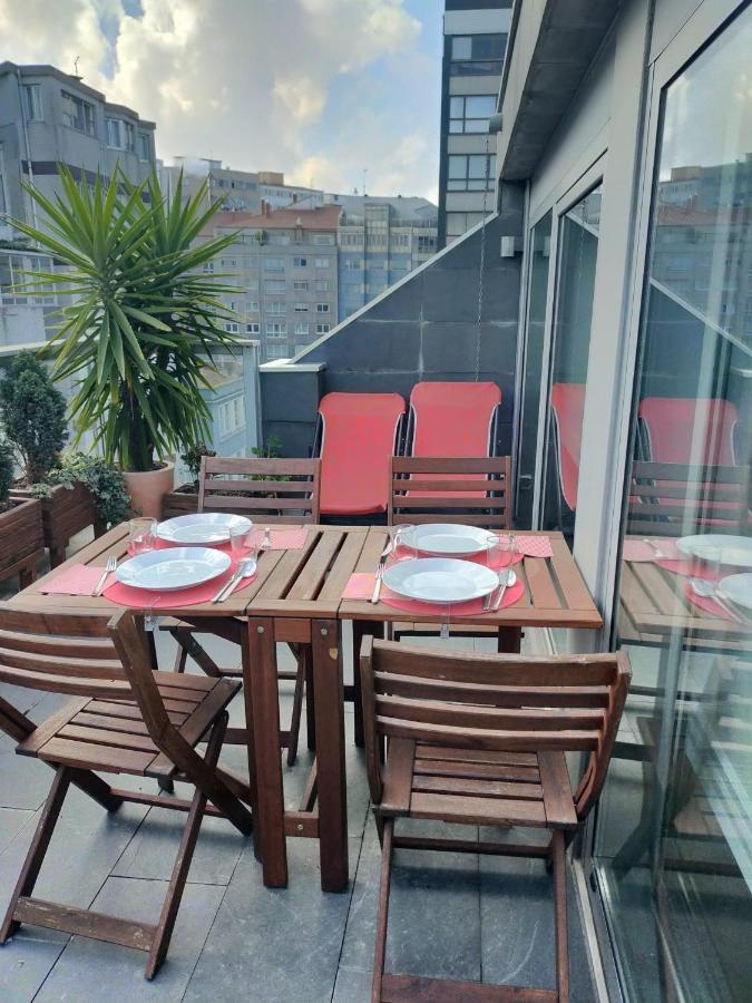 Penthouse With Terrace And Views Near Oza'S Beach Daire A Coruña Dış mekan fotoğraf