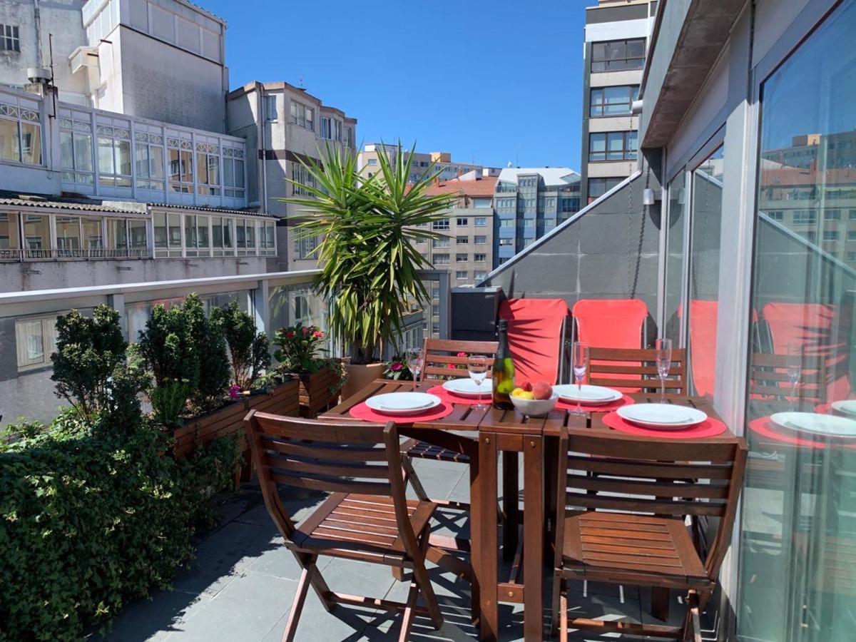 Penthouse With Terrace And Views Near Oza'S Beach Daire A Coruña Dış mekan fotoğraf